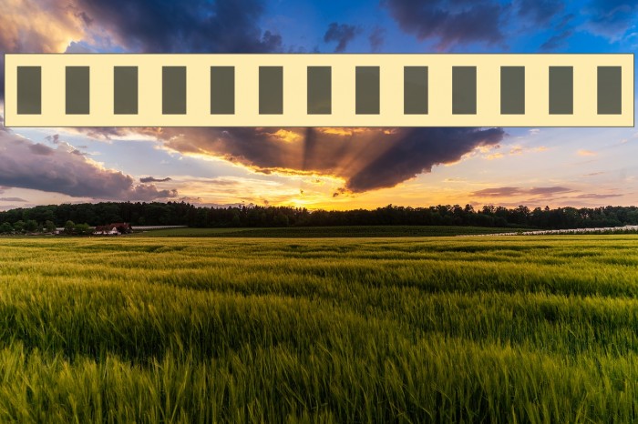 Green Screen Font examples