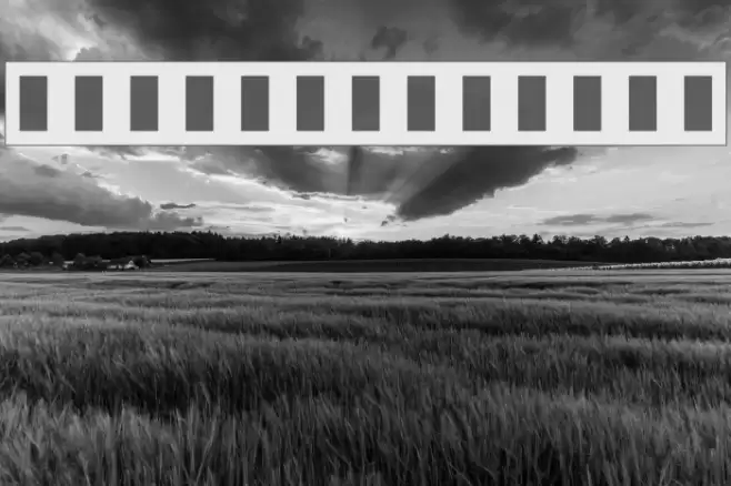 Green Screen Font examples