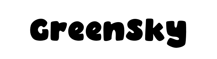 Green Sky  Frei Schriftart Herunterladen