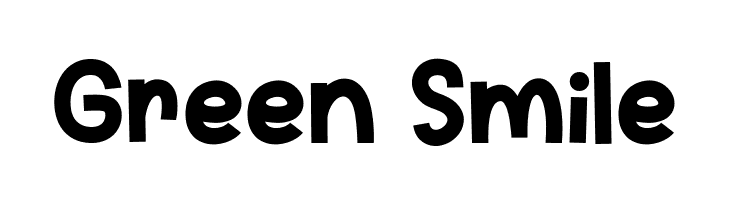 Green Smile  font caratteri gratis