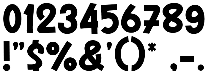 Green Smile Font OTHER CHARS