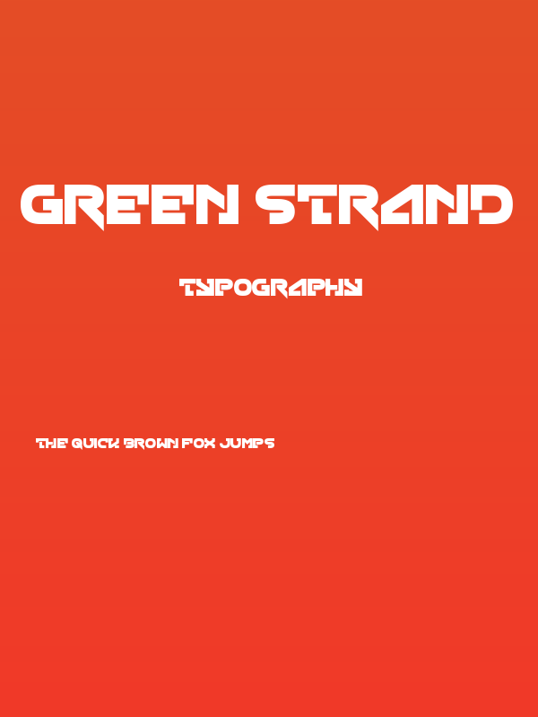 Green Strand Poster