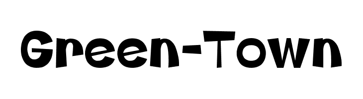 Green-Town Font