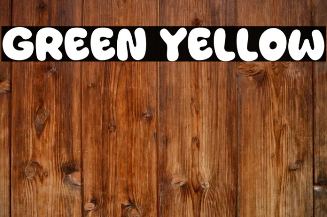 Green Yellow Example 1