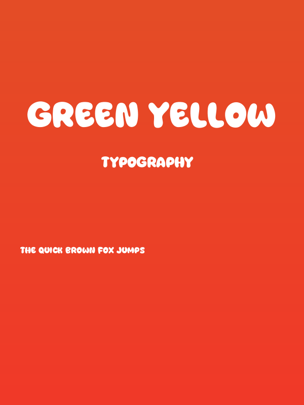 Green Yellow Poster
