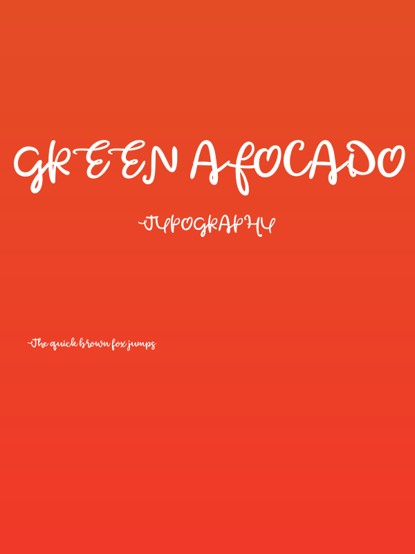 Green afocado Poster