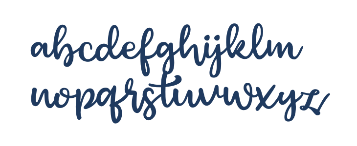 Green afocado Lowercase