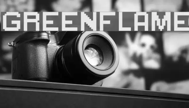 GreenFlame Font examples