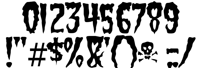 GreenFuz-Regular Шрифта ДРУГИЕ символов
