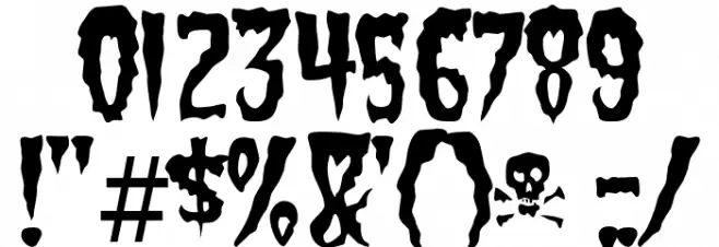 GreenFuz-Regular Font OTHER CHARS