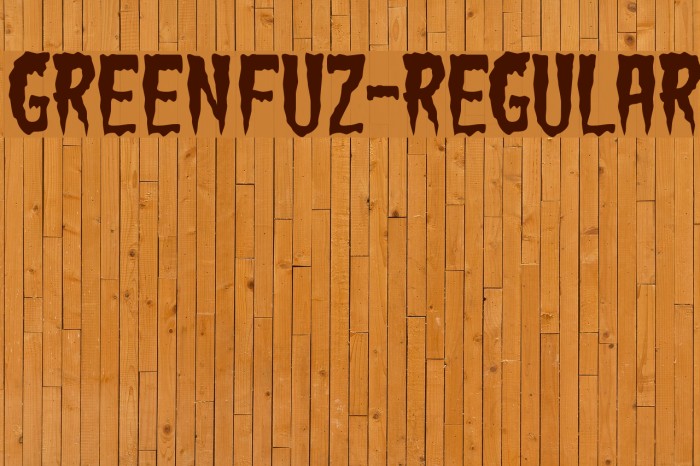GreenFuz-Regular Шрифта examples