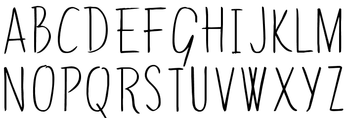 GreenSurf-Regular Font LOWERCASE