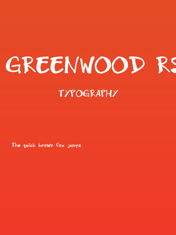 GreenWood_RS Poster