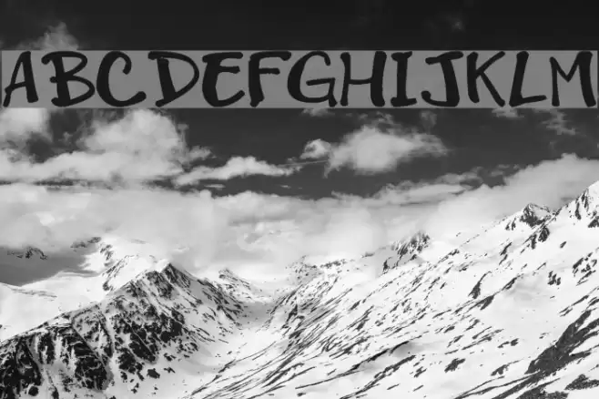 GreenWood_RS Font examples