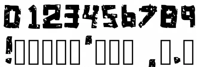 Green_Day_21_Glyphs Font OTHER CHARS