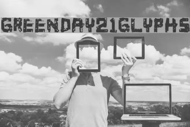 Green_Day_21_Glyphs Font examples