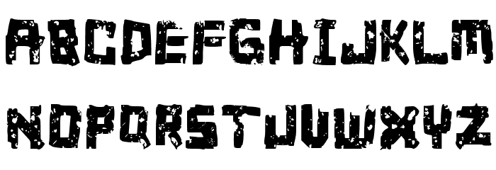 Green_Day_21_Glyphs Font LOWERCASE