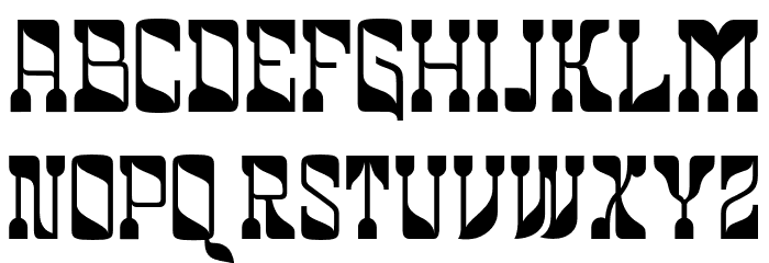Greendrops フォント 大文字