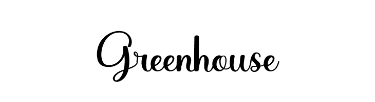 Greenhouse  baixar fontes gratis