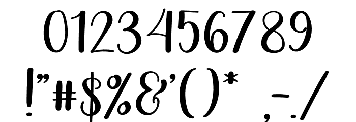 Greenhouse Font OTHER CHARS