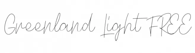 Greenland Light FREE Fonte