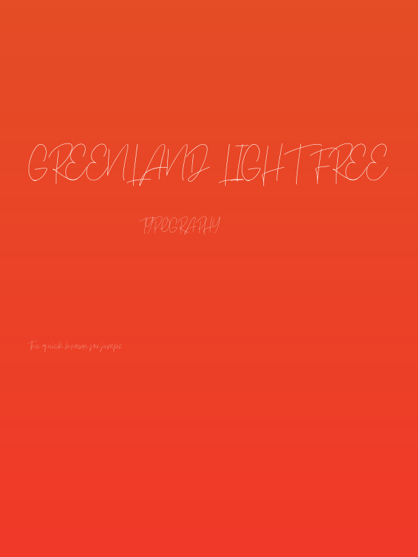 Greenland Light FREE Poster