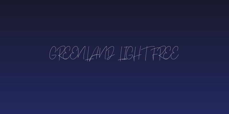 Greenland Light FREE Social Header