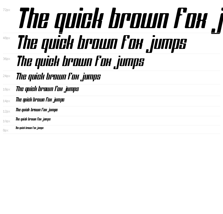 Greenleaf Italic Waterfall