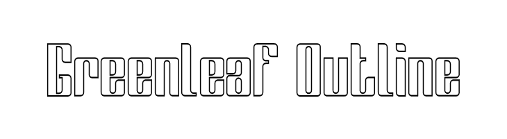 Greenleaf Outline  免费字体下载