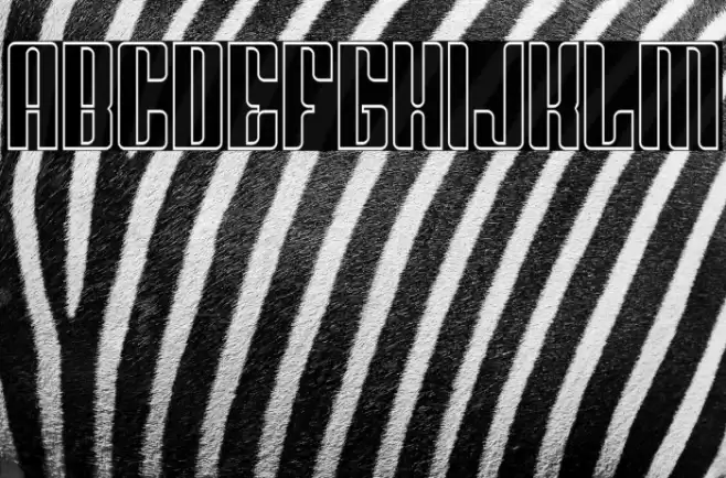 Greenleaf Outline Font examples