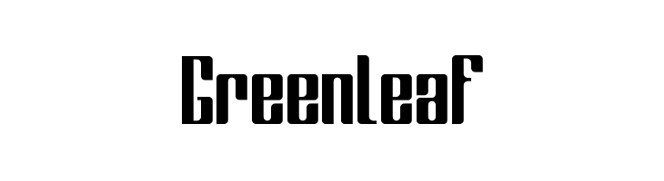 Greenleaf  font caratteri gratis