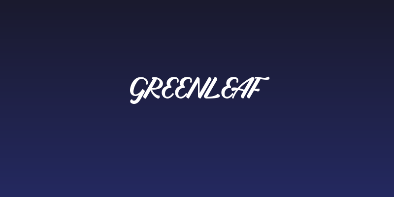 Greenleaf Social Header