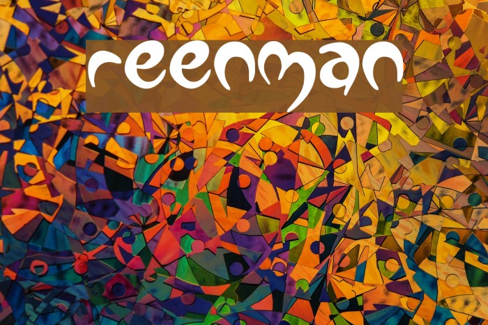 Greenman Font examples