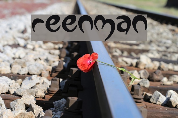 Greenman Font examples