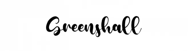 Greenshall  नि: शुल्क फ़ॉन्ट्स डाउनलोड