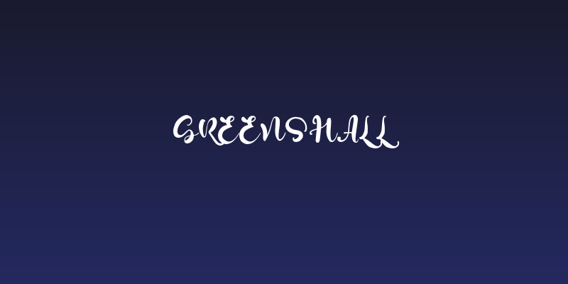 Greenshall Social Header