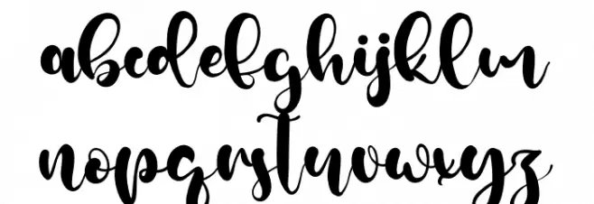Greenshall Font LOWERCASE