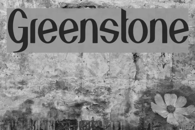 Greenstone Font examples