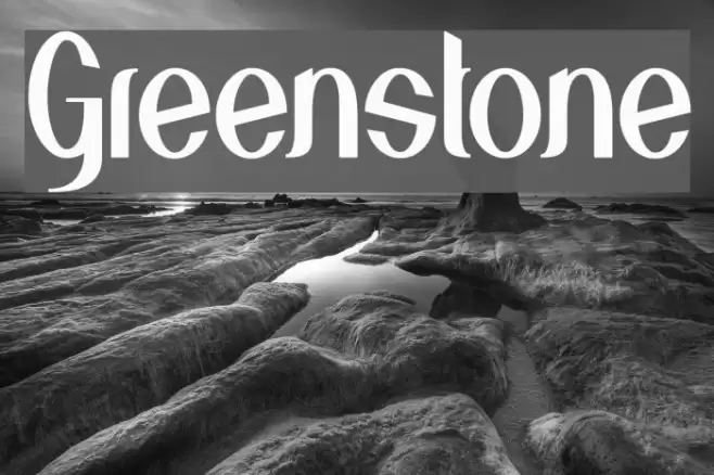 Greenstone Font examples
