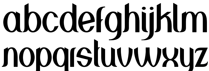 Greenstone Font LOWERCASE