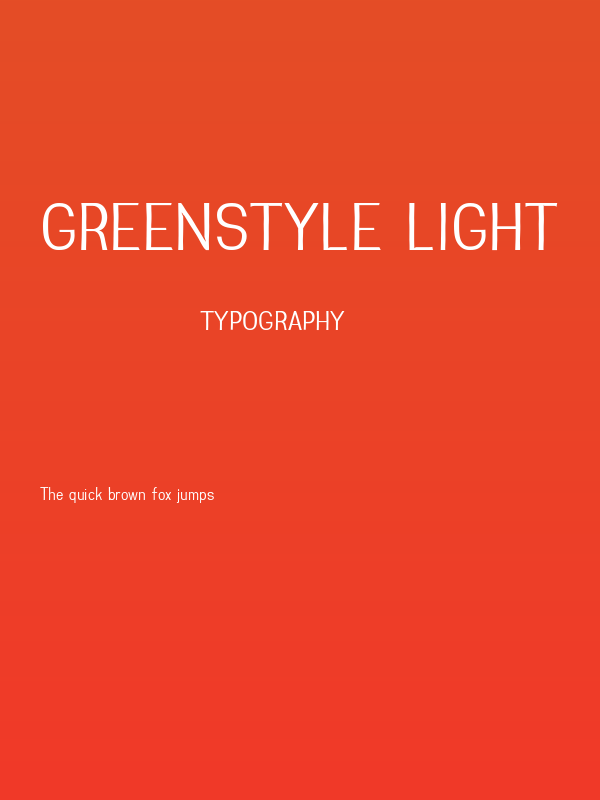 Greenstyle Light Poster