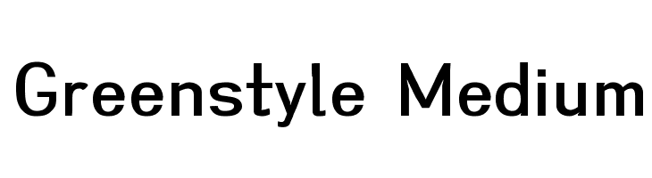 Greenstyle Medium  नि: शुल्क फ़ॉन्ट्स डाउनलोड