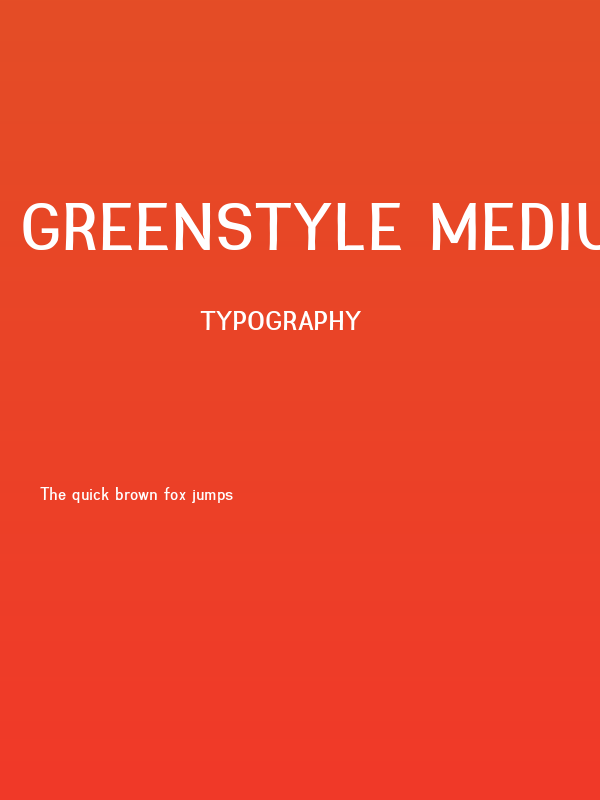 Greenstyle Medium Poster