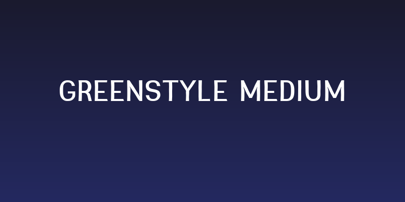Greenstyle Medium Social Header