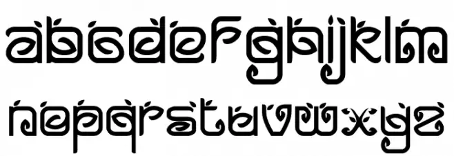 Greentea Font LOWERCASE