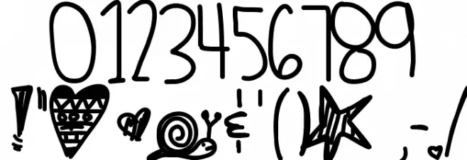 Greenteacookies Font OTHER CHARS