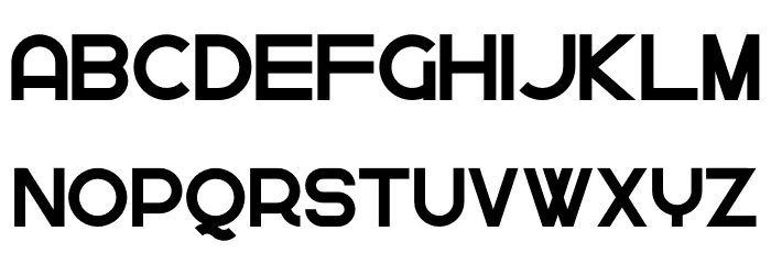 Greenth Font LOWERCASE