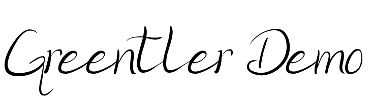 Greentler Demo  font caratteri gratis