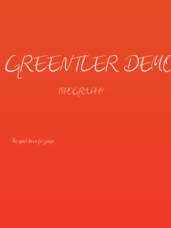 Greentler Demo Poster