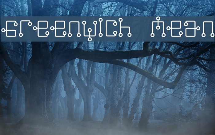 Greenwich Mean Font examples